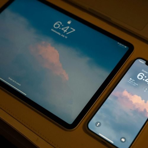 Locked Laptop and Tablet